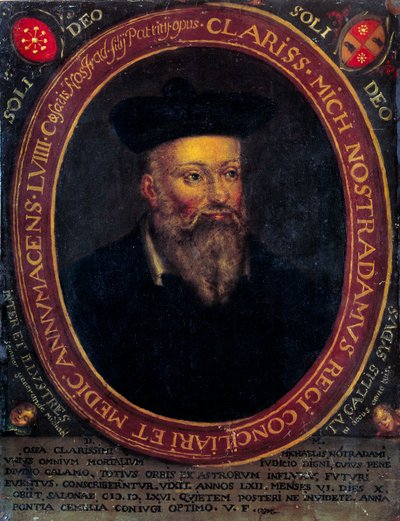 Portrait de Nostradamus, Michel de Notre Dame - Unknown artist