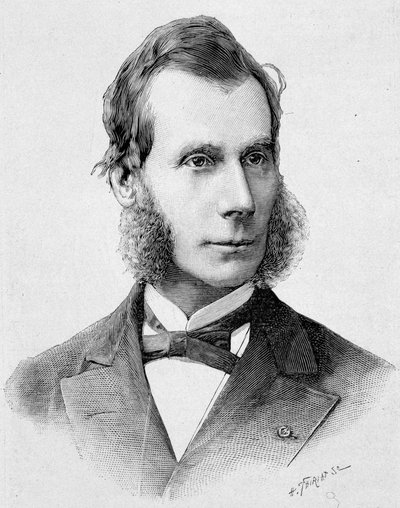 Portrait de Numa Denis Fustel de Coulanges (1830 - 1889). Gravure de la fin du XIXe siècle dans "Histoire de France" par H. Martin - Unknown artist