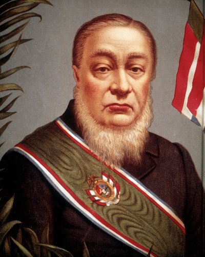 Portrait de Paul Kruger (1825 - 1904), un des fondateurs et ensuite président de la République du Transvaal en 1852 - Unknown artist