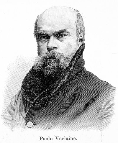 Portrait de Paul Verlaine (1844 - 1896) - Unknown artist