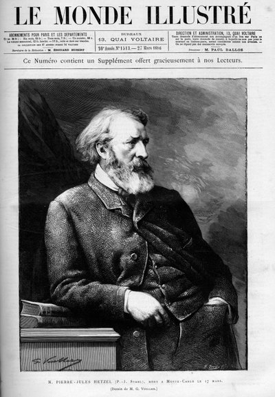 Portrait de Pierre-Jules Hetzel - Unknown artist