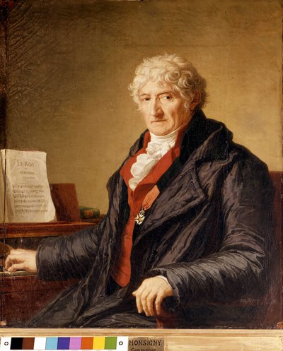 Portrait de Pierre Alexandre Monsigny (1729-1817), compositeur français. 1812. Bibliothèque de l