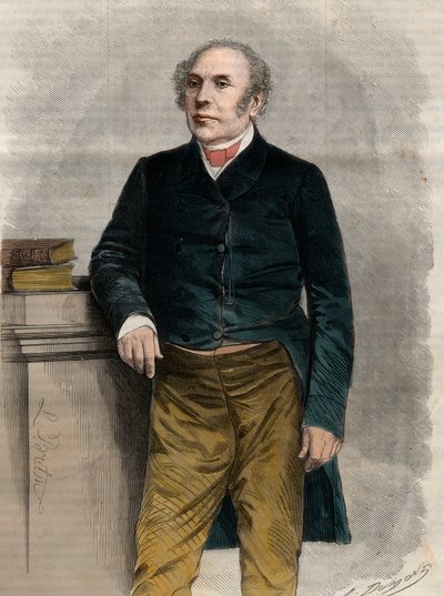 Portrait de Pierre Antoine Berryer (1790-1868), avocat et homme politique français. Gravure dans « L