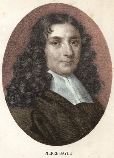 Portrait de Pierre Bayle philosophe et écrivain français (1647-1706) - Unknown artist
