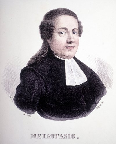 Portrait de Pierre Metastase (ou Pietro Metastasio) (1698 - 1782) - Unknown artist