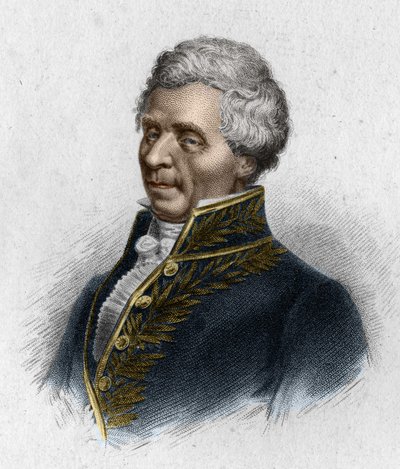 Portrait de Pierre Simon, marquis de Laplace, astronome (1749-1827), gravure de 1833 - Unknown artist