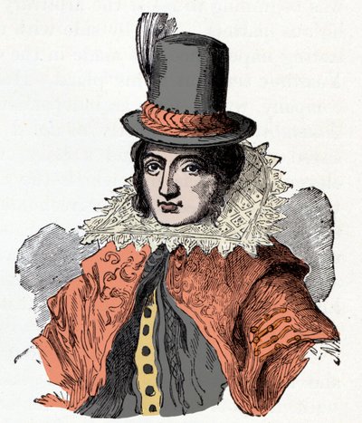 Portrait de Pocahontas (Matoaka, Amatute), puis Rebecca Rolfe (ca. 1595-1617) - Unknown artist
