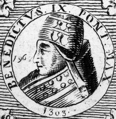 Portrait du Pape Benoît IX. - Unknown artist