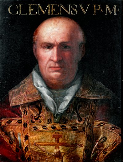 Portrait du pape Clément V (1264-1314) - Unknown artist