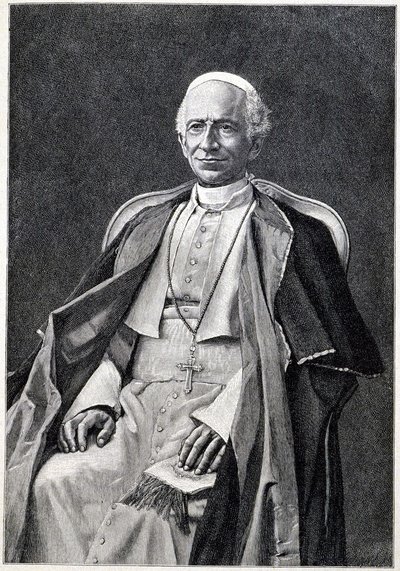 Portrait du Pape Léon XIII (1810-1903) - Unknown artist
