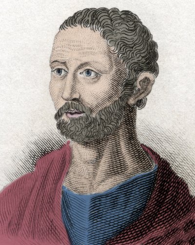 Portrait de Posidonios, philosophe stoïcien grec (135-51 avant J.-C.) - Unknown artist