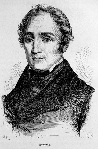 Portrait de Prosper Brugière de Barante, historien et homme politique français (1782 - 1866) - Unknown artist