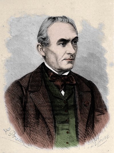 Portrait de Prosper Mérimée écrivain français (1803-1870) - Unknown artist