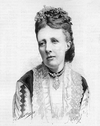 Portrait de la reine Sophie de Suède et de Norvège en 1888. - Unknown artist