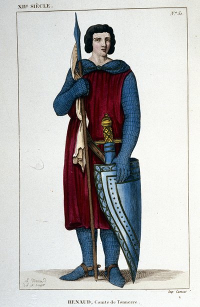 Portrait de Renaud, comte de Tonnerre (990 - 1038 env.) - Unknown artist