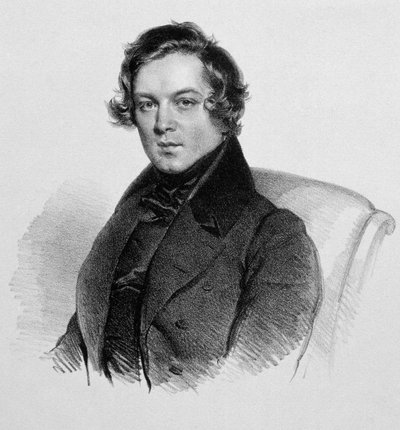 Portrait de Robert Schumann (1810-1856), compositeur allemand - Unknown artist