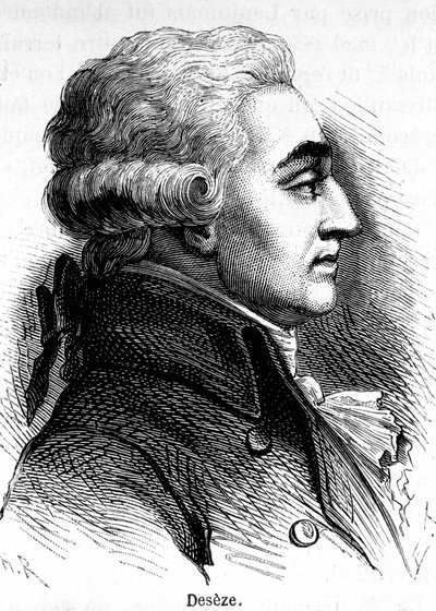 Portrait de Romain Deseze ou De Seze (1748-1828), avocat de Louis XVI pendant son procès - Unknown artist