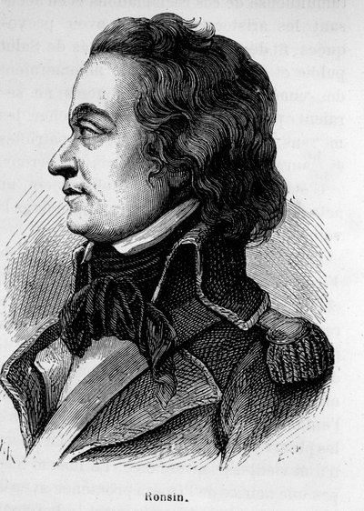 Portrait de Ronsin, écrivain et général français (1752 - 1794) - Unknown artist