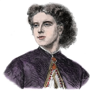 Portrait de Rosine Bloch (1844-1891) chanteuse mezzo-soprano française - Unknown artist