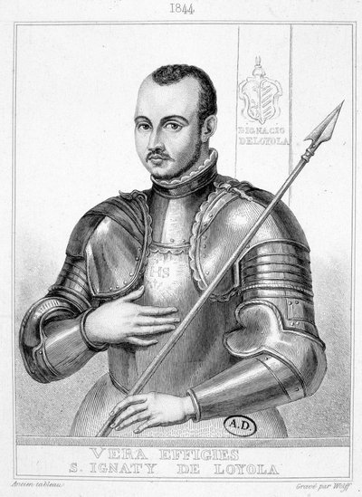 Portrait de Saint Ignace de Loyola, Fondateur de la Compagnie de Jésus (1491-1556) - Unknown artist