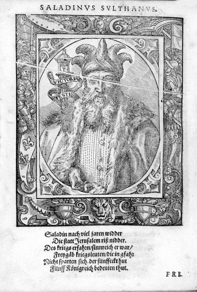 Portrait de Saladin (1138-1193) (Salah al Din Yusuf al-Ayyubi) - Unknown artist