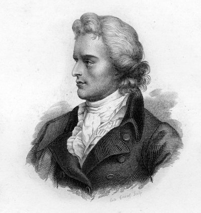 Portrait de Schiller (1759-1805), poète et dramaturge allemand - Unknown artist