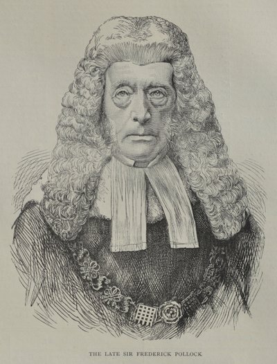 Portrait de Sir Federick Pollock - Unknown artist