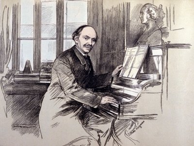 Portrait de Sir Julius Benedict (1804-1885). Compositeur et chef d