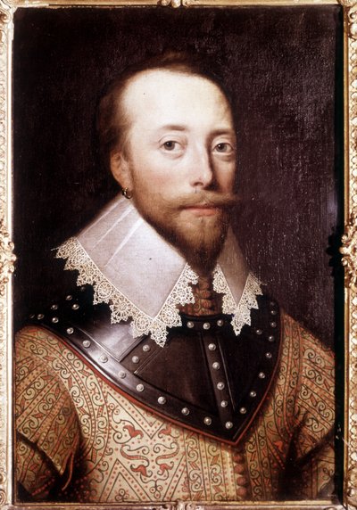 Portrait de Sir Martin Frobisher (1535-1594), navigateur anglais. - Unknown artist