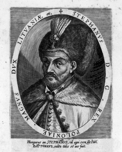 Portrait de Étienne Ier Bathory (1533-1586), prince de Transylvanie et roi de Pologne - Unknown artist
