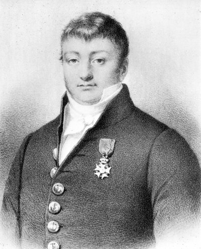 Portrait de Surcouf (1773 - 1827) - gravure - Unknown artist