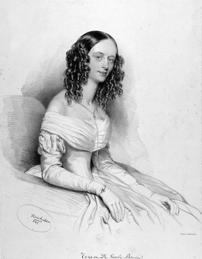 Portrait de [Teresa] De Giuli Borsi, soprano italienne - Unknown artist