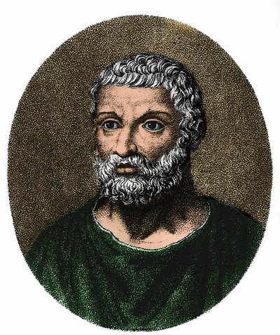 Portrait de Thalès de Milet - Unknown artist