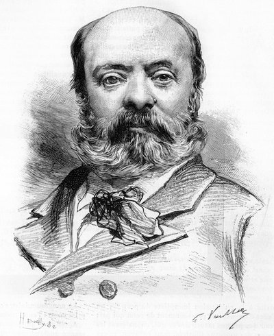 Portrait de Théodore Aubanel (1829-1886), poète et dramaturge français. - Unknown artist