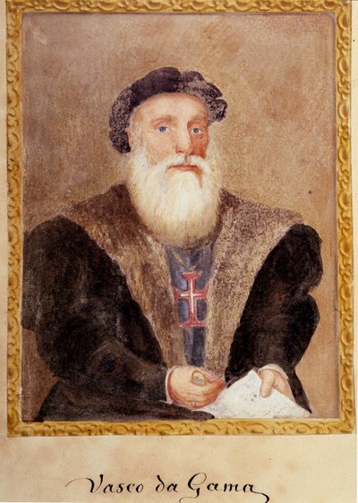Portrait de Vasco de Gama - Unknown artist