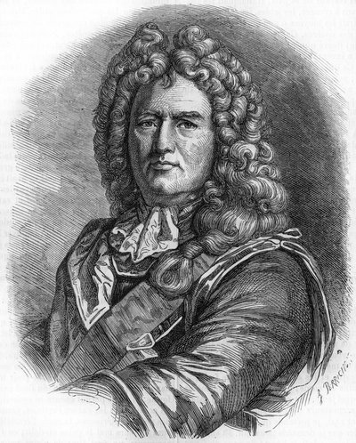 Portrait de Vauban (1633 - 1707). (Sébastien Le Prestre de Vauban) Maréchal de France et ingénieur militaire - Unknown artist