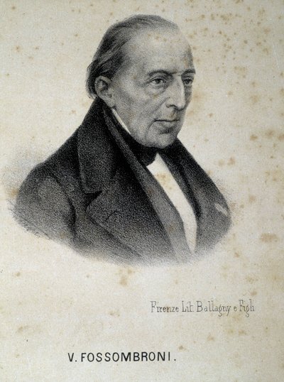 Portrait de Victorio Fossombroni (1754 - 1844), ingénieur, économiste et intellectuel italien. - Unknown artist