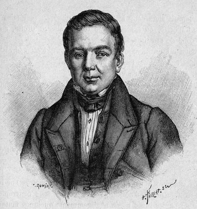 Portrait de Villemain, professeur et homme politique français (1790-1870) - Unknown artist