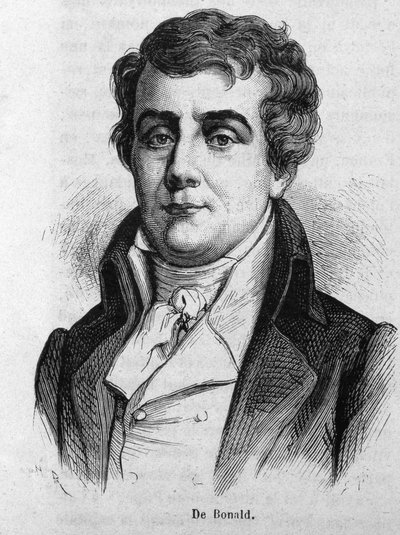 Portrait du vicomte Louis De Bonald (1754 - 1840) - Unknown artist