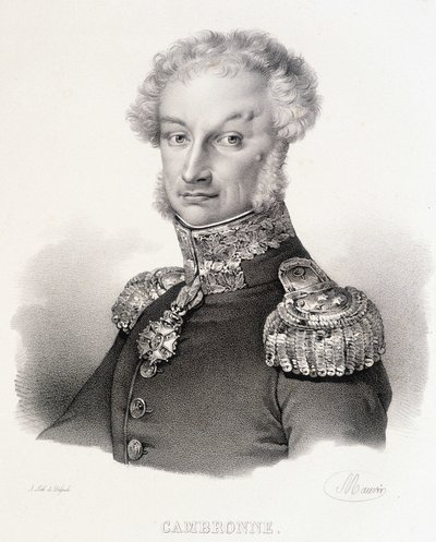 Portrait du vicomte Pierre Jacques Étienne Cambronne, général français (1770-1842). - Unknown artist