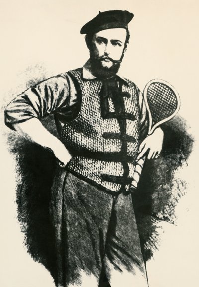 Portrait de Walter Clopton Wingfield - Unknown artist