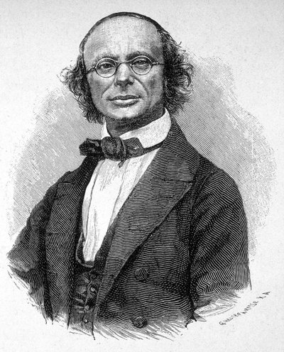 Portrait de Wilhelm Weber (1804 - 1891) physicien allemand - Unknown artist