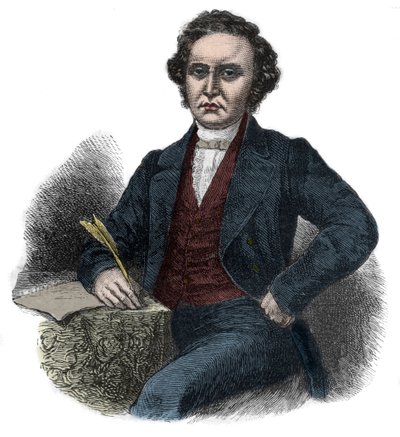 Portrait de William Symington (1764-1831) pionnier écossais de la navigation à vapeur - Unknown artist