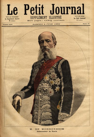 Portrait du Baron de Mohrenheim - Unknown artist