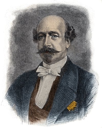 Portrait du financier et homme politique français Charles de Morny dit Comte de Morny (ou Duc) (1811-1865) demi-frère de Napoléon III - Unknown artist