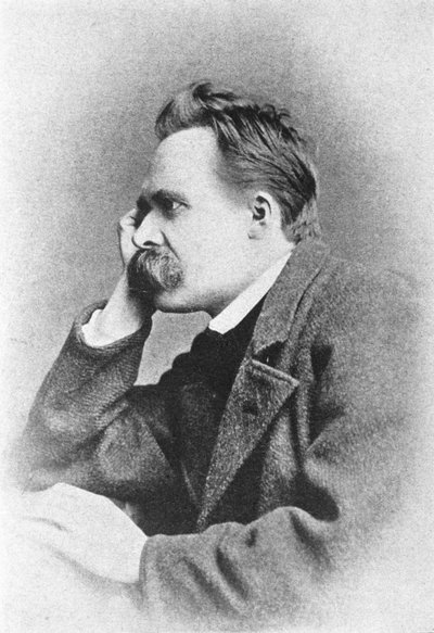 Portrait du philosophe allemand Friedrich Nietzsche (1844 - 1900) - Unknown artist