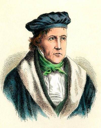 Portrait du philosophe allemand Georg Wilhelm Friedrich Hegel (1770-1831) - Unknown artist