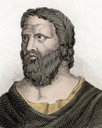 Portrait du philosophe grec Héraclite d
