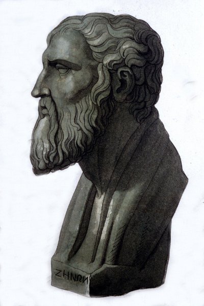 Portrait du philosophe grec Zénon d
