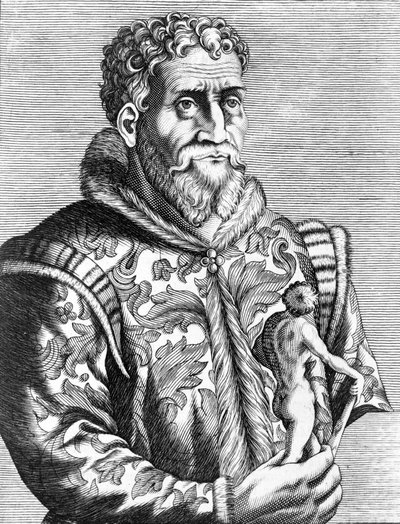 Portrait du peintre italien Michelangelo Buonarroti connu sous le nom de Michel-Ange - Unknown artist